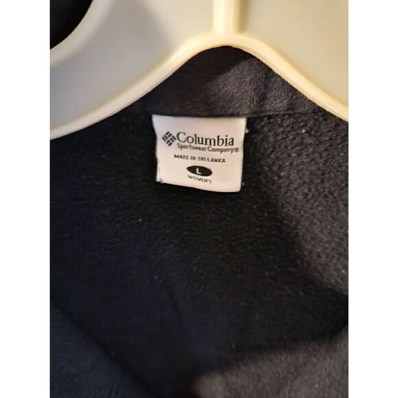 Columbia Large black full zip up knitt jacket with lining and 2 front pockets - Picture 6 of 7